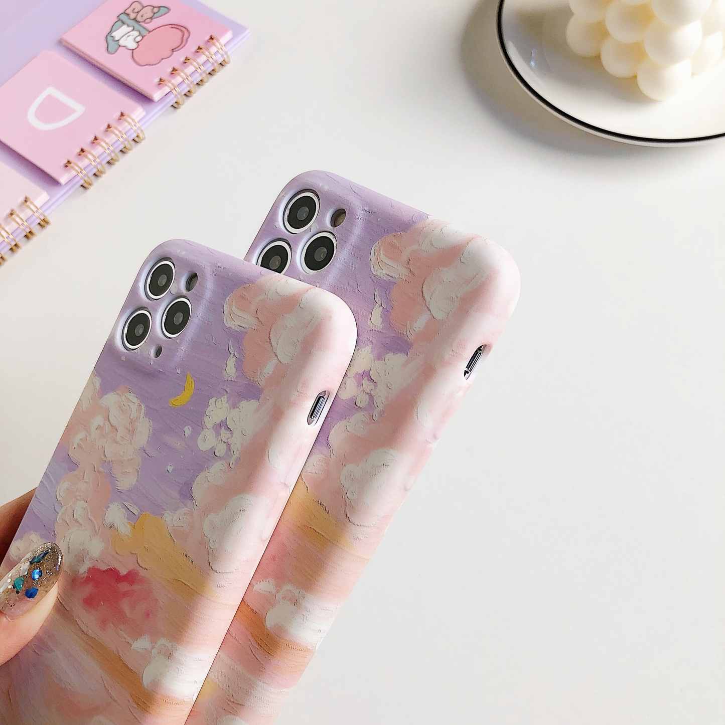 Pastel Painted Sky iPhone Case