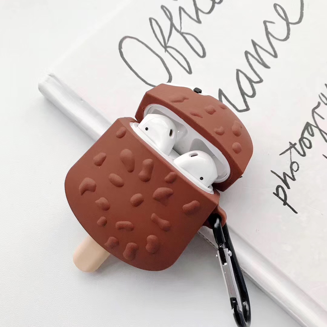 Chocolate Almond Ice Cream Airpod Case Cover