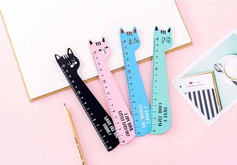 Kitty Cat Ruler (4 Designs) – Ice Cream Cake