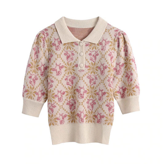 Cow Knit Polo