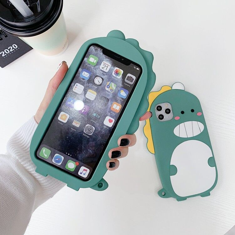 Green Dinosaur iPhone Case