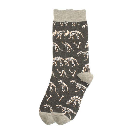 Dinosaur Skeletons Crew Socks