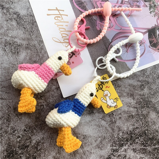 Crochet Ducks Keychain (2 Designs)