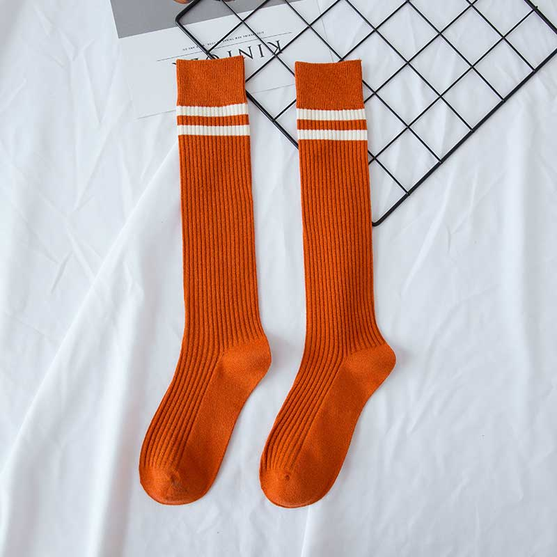 High Vintage Style Stripe Socks (6 Colours)