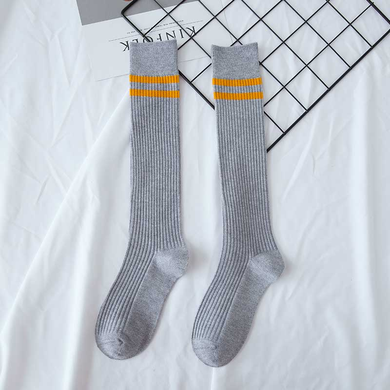 High Vintage Style Stripe Socks (6 Colours)