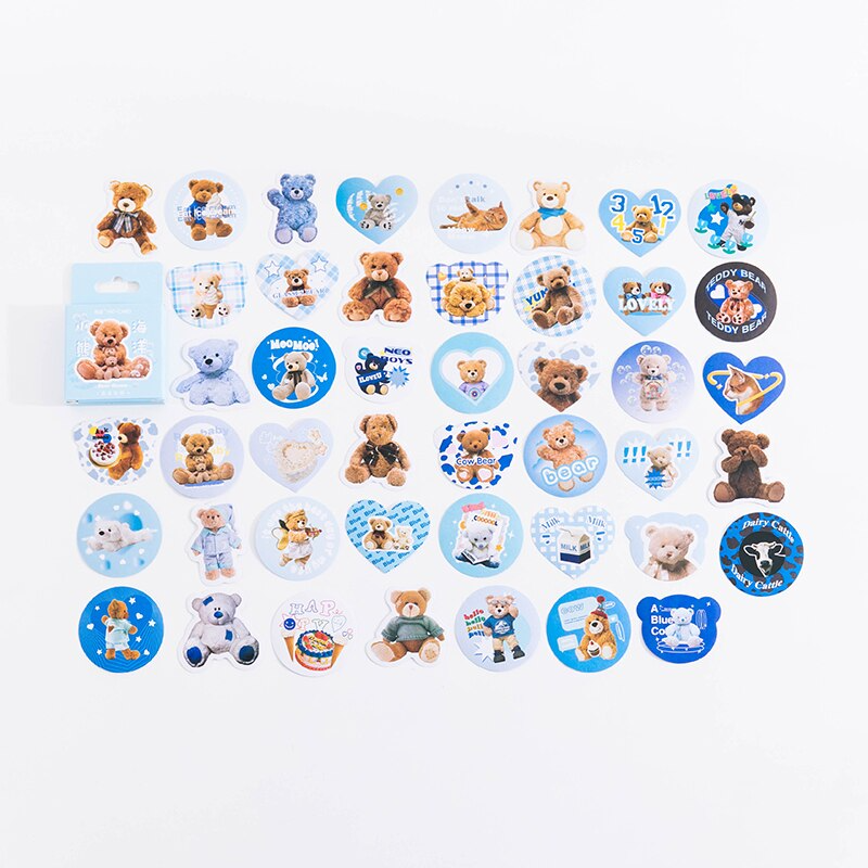 Y2K Teddy Bear Sticker Sets (45 Stickers)