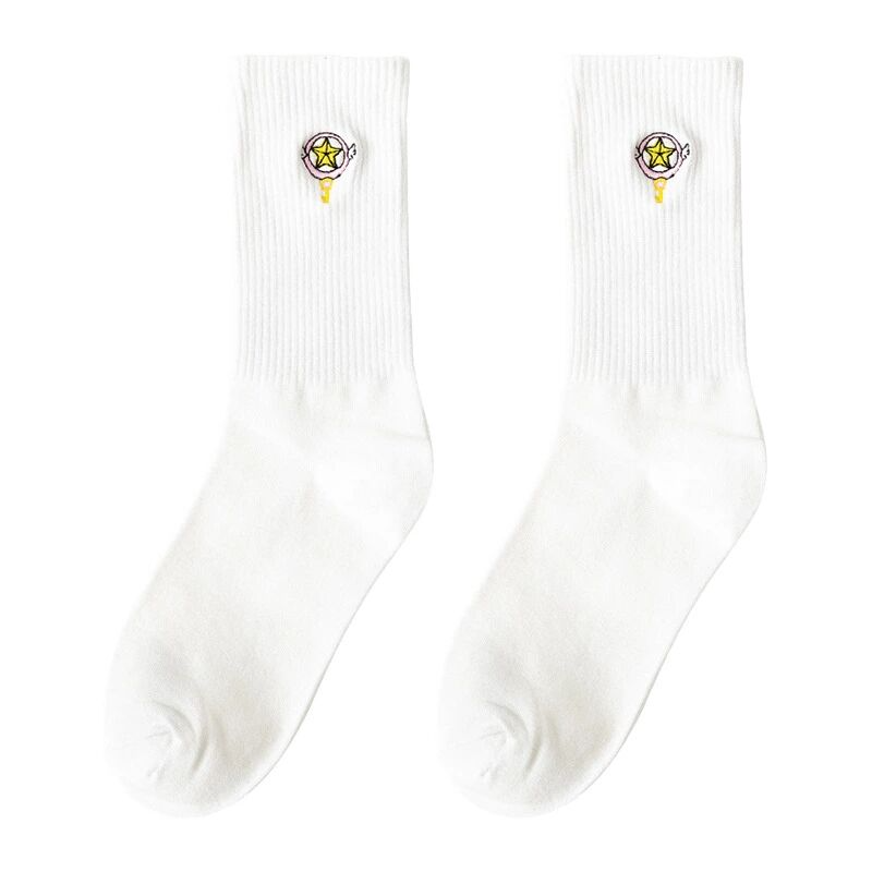 Sailor Moon Embroidery Ankle Socks (10 Designs)