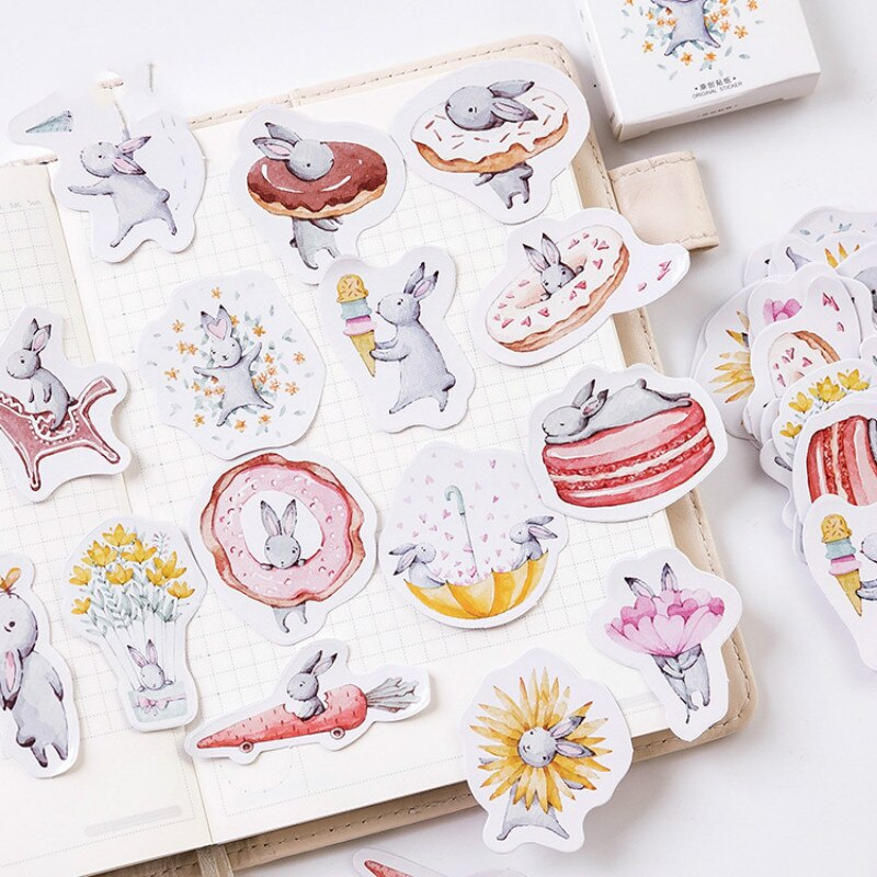Bunny Sticker Set (45 Stickers)