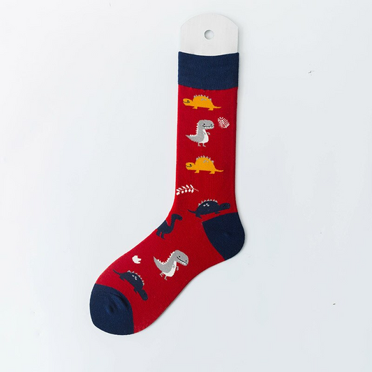 Dinosaur Crew Socks