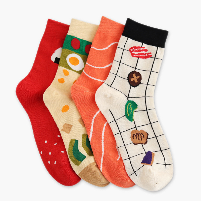 Japanese Food Socks (4 Designs) - Ice Cream Cake