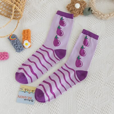 Vegetable Ankle Socks (5 Designs)