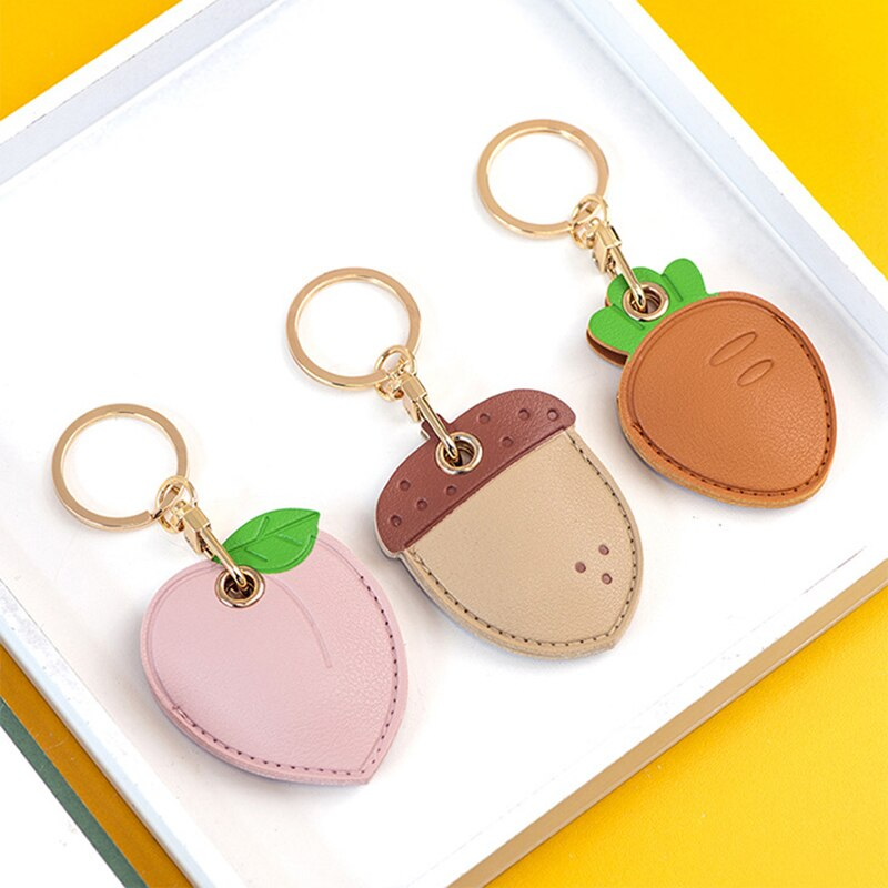 Food Keychain with AirTag Pouch (3 Designs)
