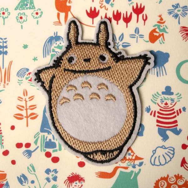 My Neighbour Totoro Ghibli movie embroidered iron-on patch badge appliqué