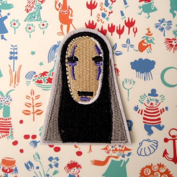 No Face Iron-On Patch