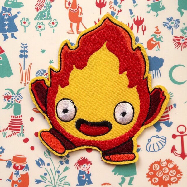 Calcifer Iron-On Patch