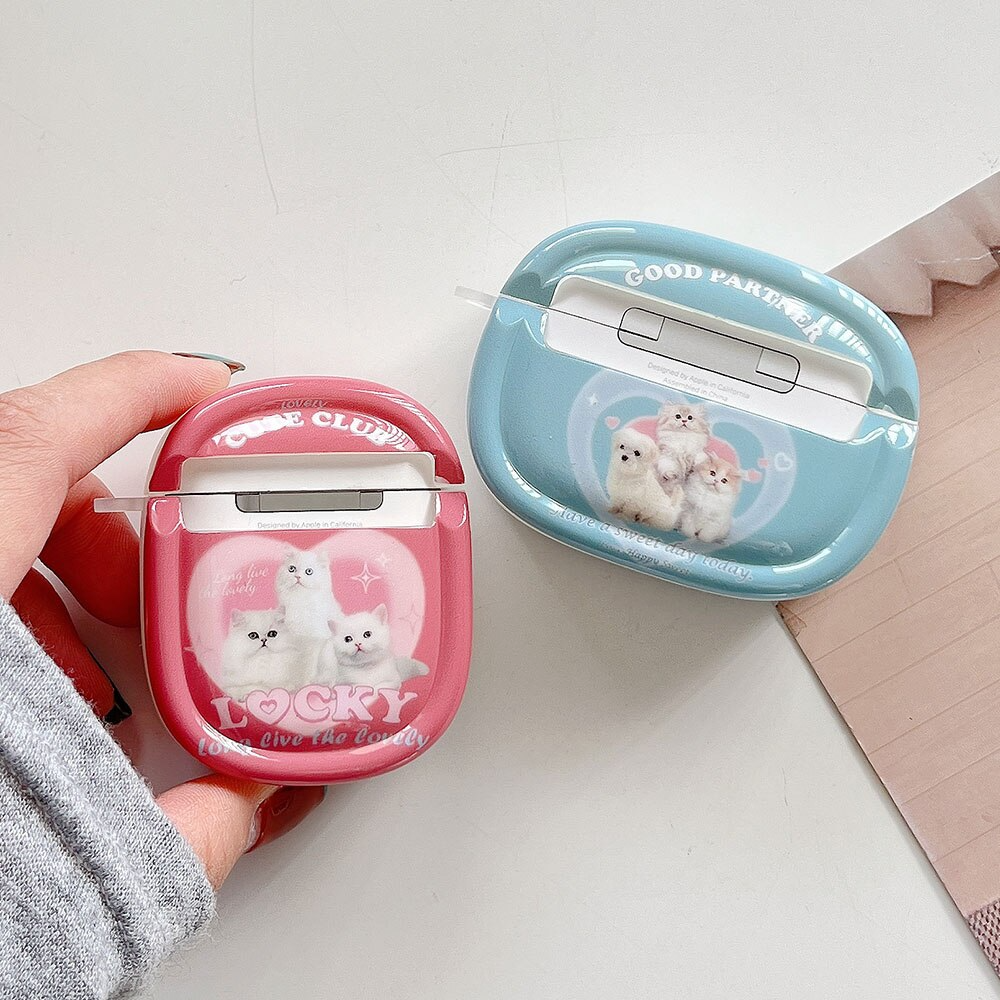 Y2k Kitten AirPods Charger Case Cover (2 Designs)