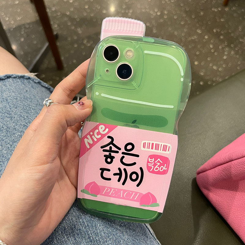 Korean Peach Drink iPhone Case