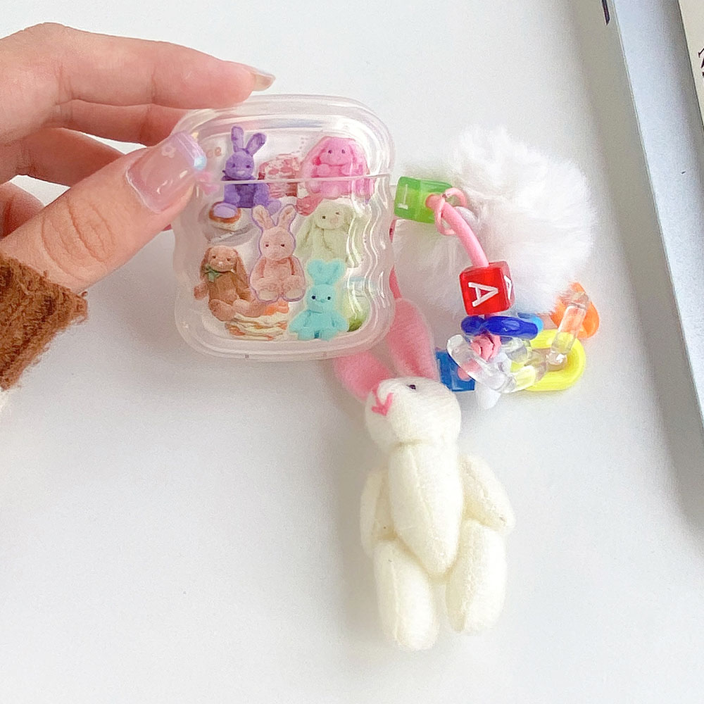 Toy Bunny AirPods Charger Case Cover