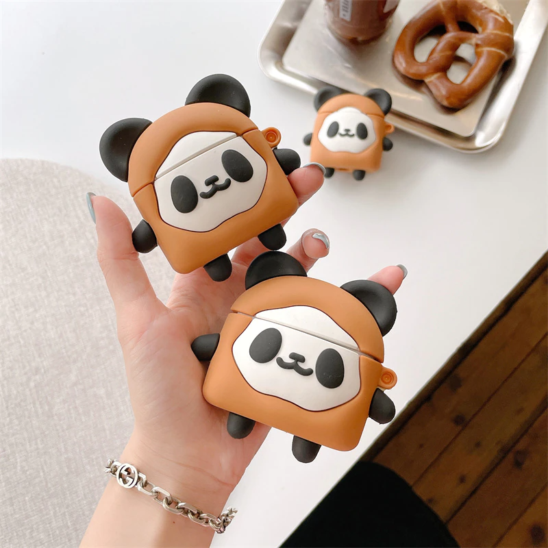Toast Panda Airpod Case Cover