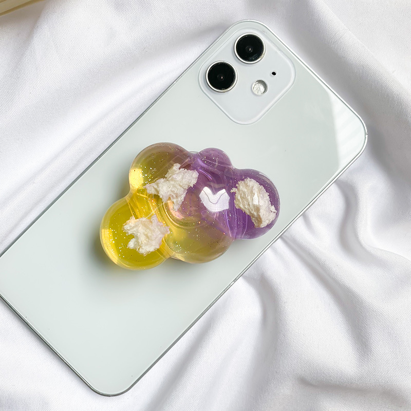 Glossy Cloud Flower Phone Grip (3 Colours)