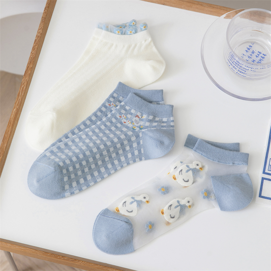 Duckling Farm Crew Socks (3 Designs)