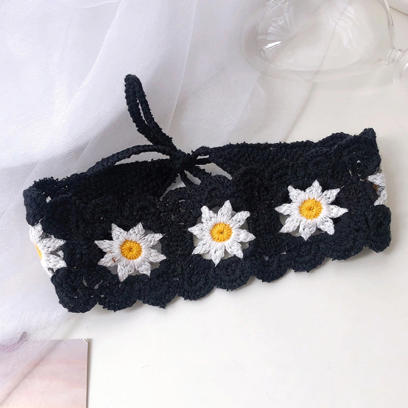 Crochet Daisy Headband (4 Colours)