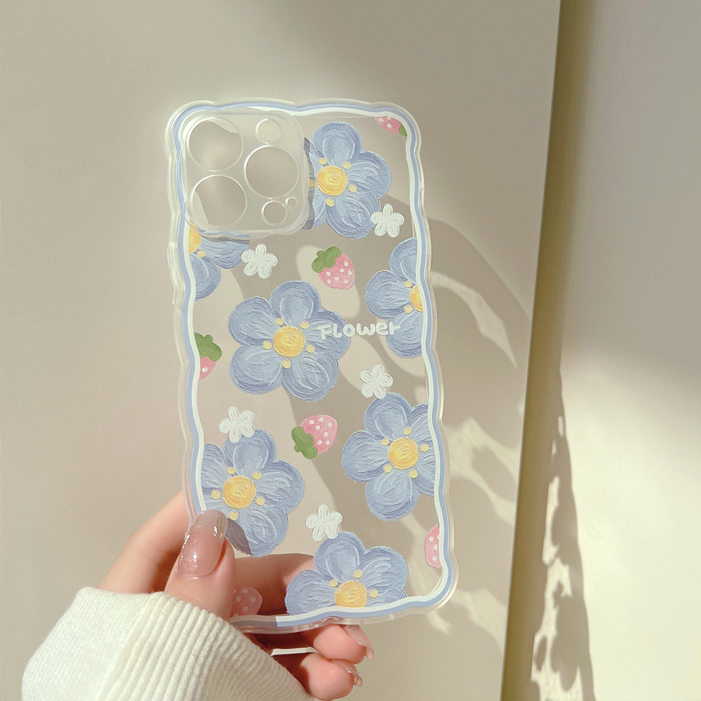 Painted Flower Pattern iPhone Case