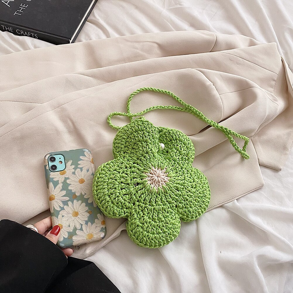 Crochet Flower Purse (5 Colours)