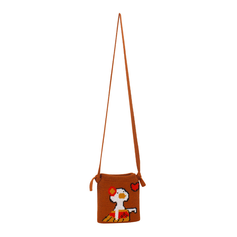 Lovey Dovey Duck Knitted Mini Tote (2 Designs)