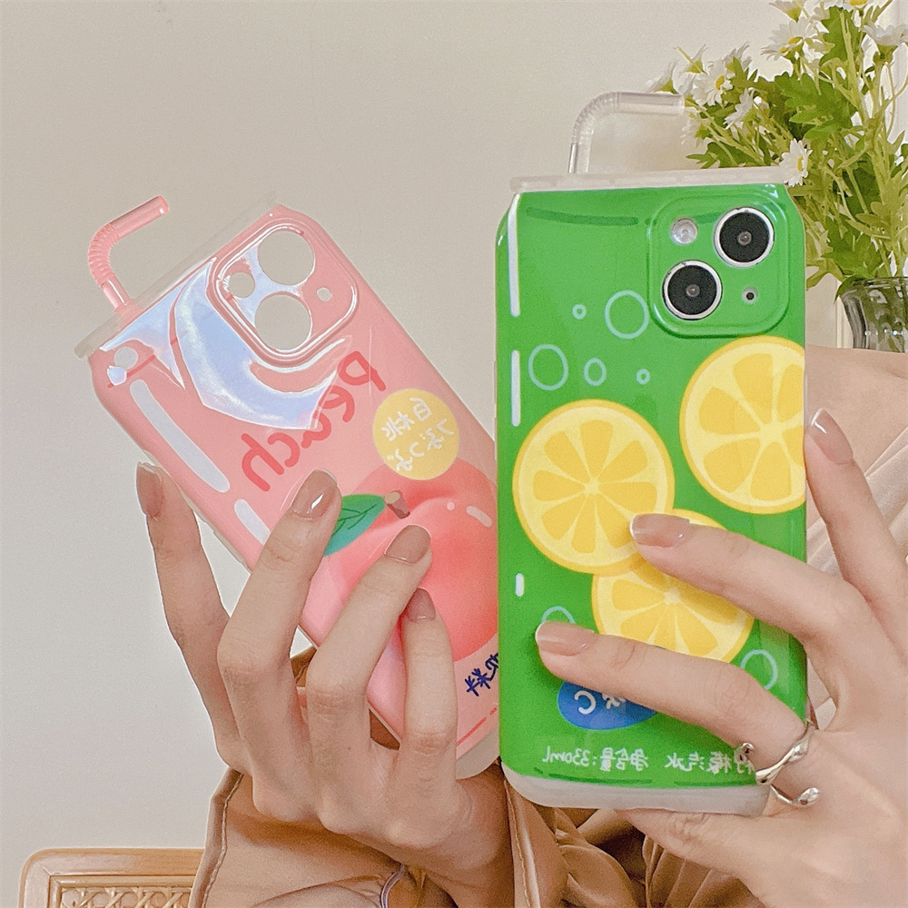 Canned Fruit Drink iPhone Case (2 Designs)