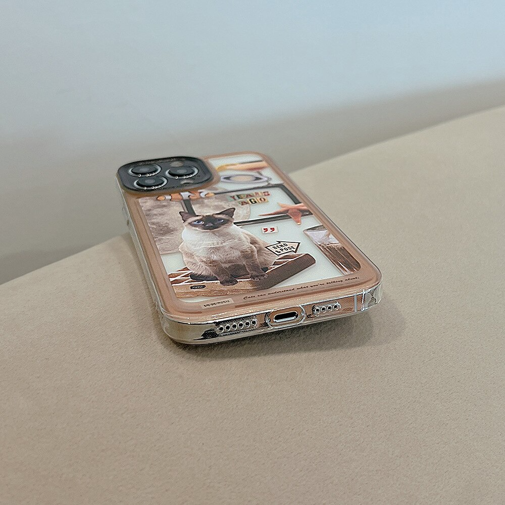 Siamese Cat Collage iPhone Case