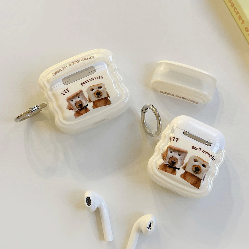 Wavy Bread Puppy Gang AirPods Charger Case Cover