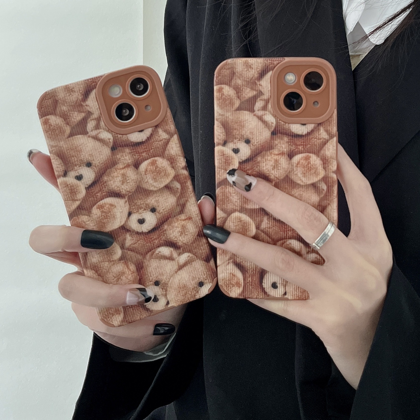 Teddy Bear Pattern iPhone Case