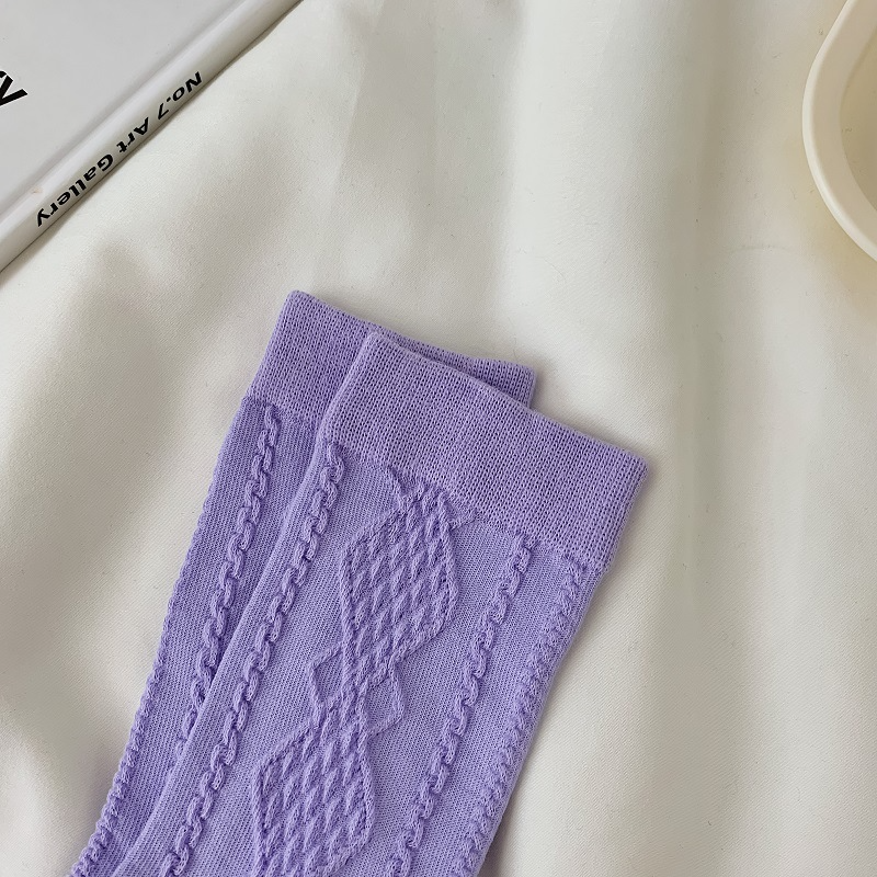 Purple Pattern Party Ankle Socks (5 Designs)