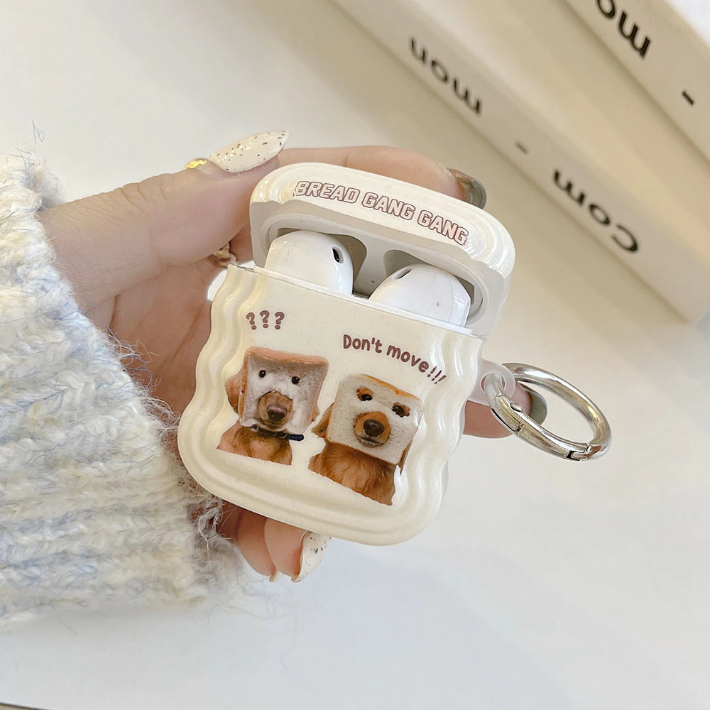 Wavy Bread Puppy Gang AirPods Charger Case Cover