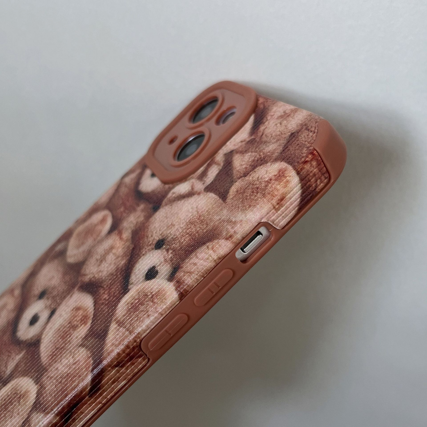 Teddy Bear Pattern iPhone Case