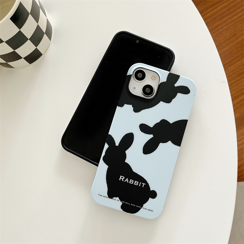 Rabbit Silhouette iPhone Case (2 Colours)