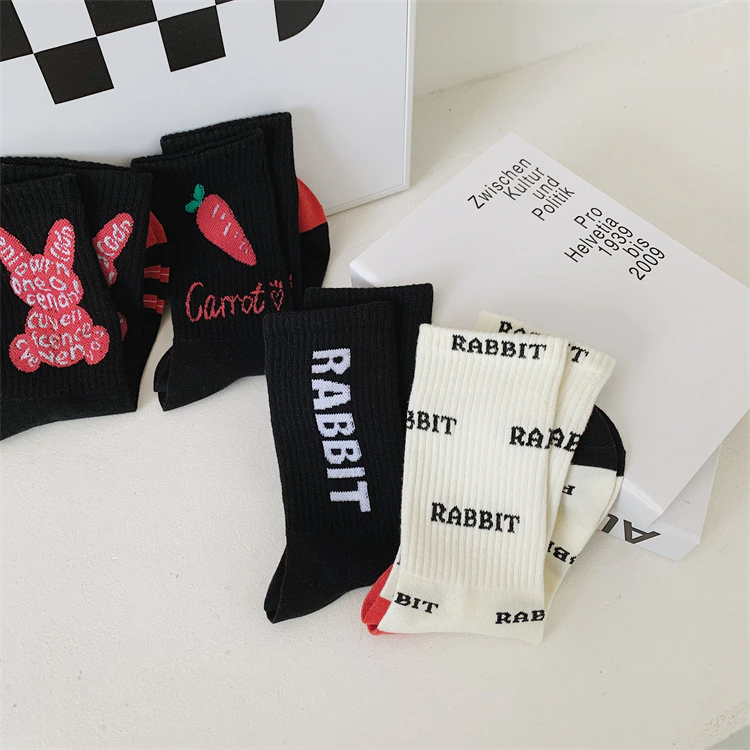Rabbit Theme Ankle Socks (5 Designs)