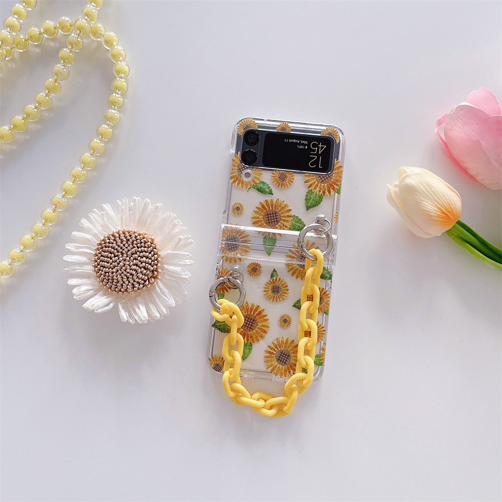 Sunflower Galaxy Z Flip Phone Case