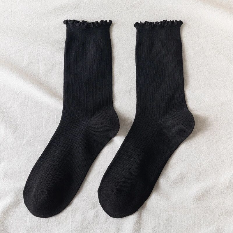 Pastel Ruffle Ankle Socks (7 Colours)