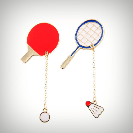 Sports Racket Charm Pin (2 Designs) - Ice Cream Cake