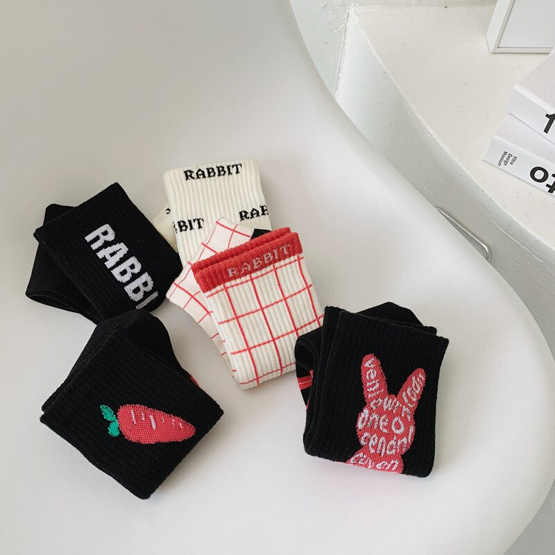 Rabbit Theme Ankle Socks (5 Designs)