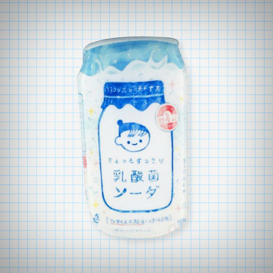 Japanese Soda Acrylic Brooch - Ice Cream Cake