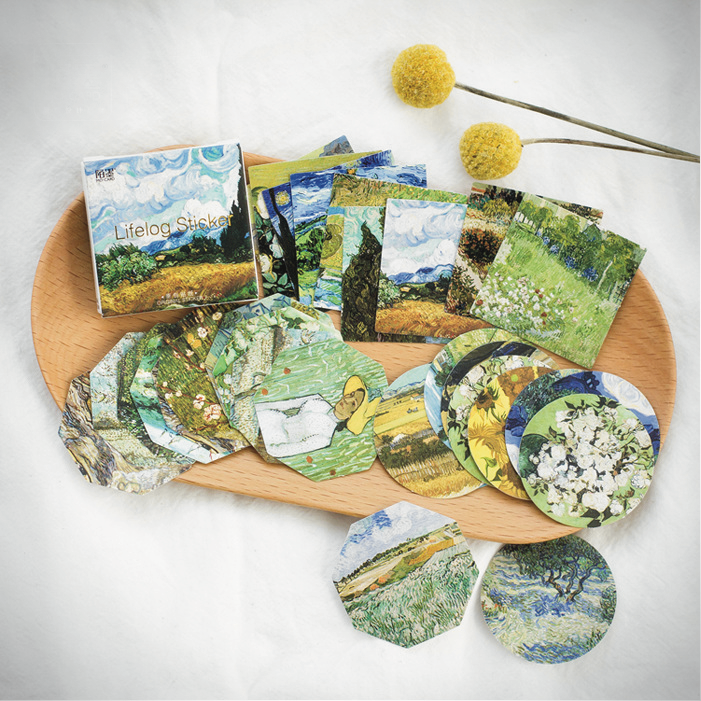 Van Gogh Sticker Set (45 Stickers) - Ice Cream Cake